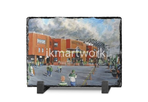 Parkhead Stadium 'Going to the Match' Fine Art Slate Presentation - Celtic FC Parkhead Stadium 'Going to the Match' Fine Art Slate Presentation - Celtic FC